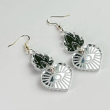 Mini Sacred Heart Earrings