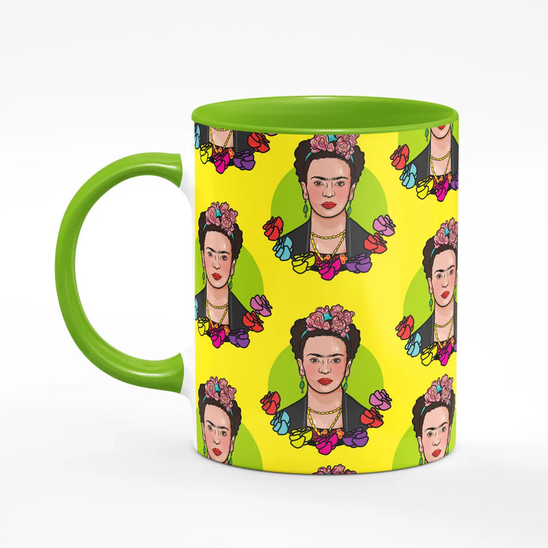 Frida Kahlo Green Mug