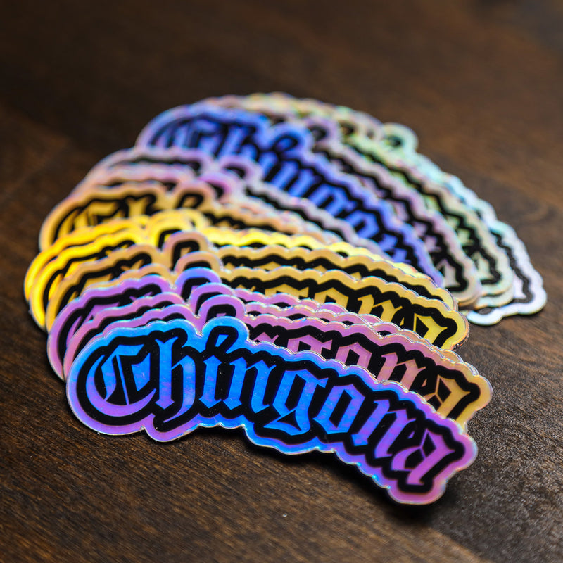 chingona halographic sew bonita sticker