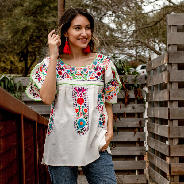 Tulipan White Blouse
