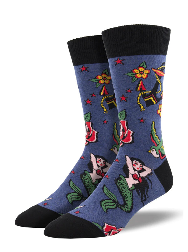 Traditional Tattoo Men's Socks
