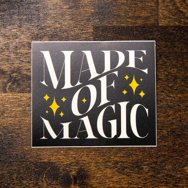 made of magic sew bonita sticker 