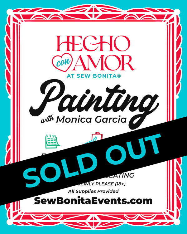 Feb 13, 2023 / 6pm-8pm - Painting w/ Monica Garcia (Sacred Heart Piece)