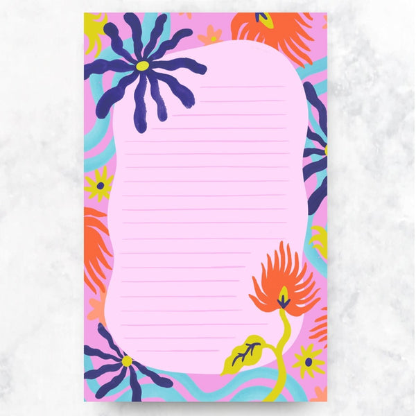 Fantasy Flower Notepad