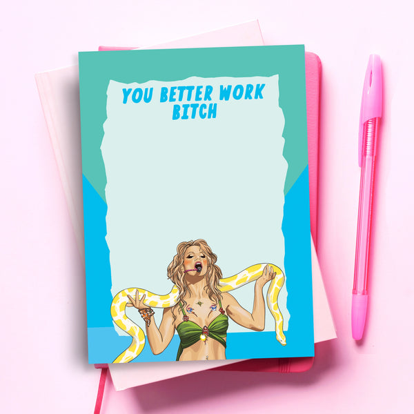 Britney Spears Notepad