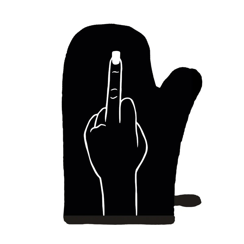 Middle Finger Oven Mitt
