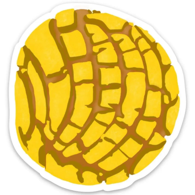 Yellow Concha Sticker