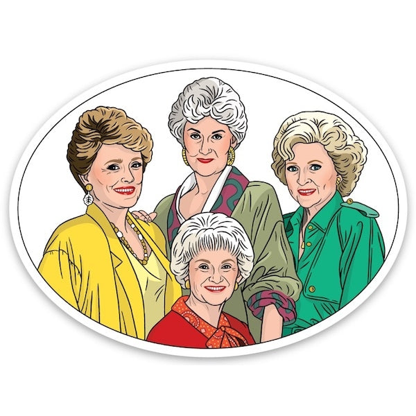 Golden Girls Die Cut Sticker