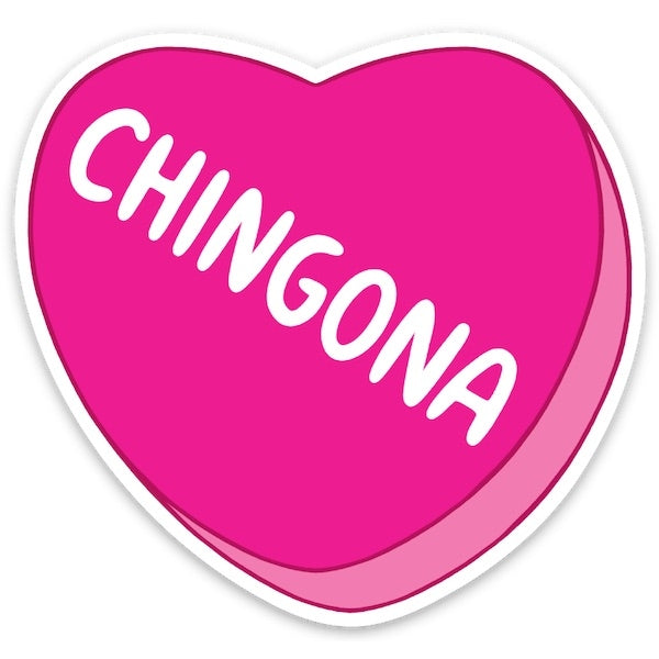 Chingona Heart Sticker