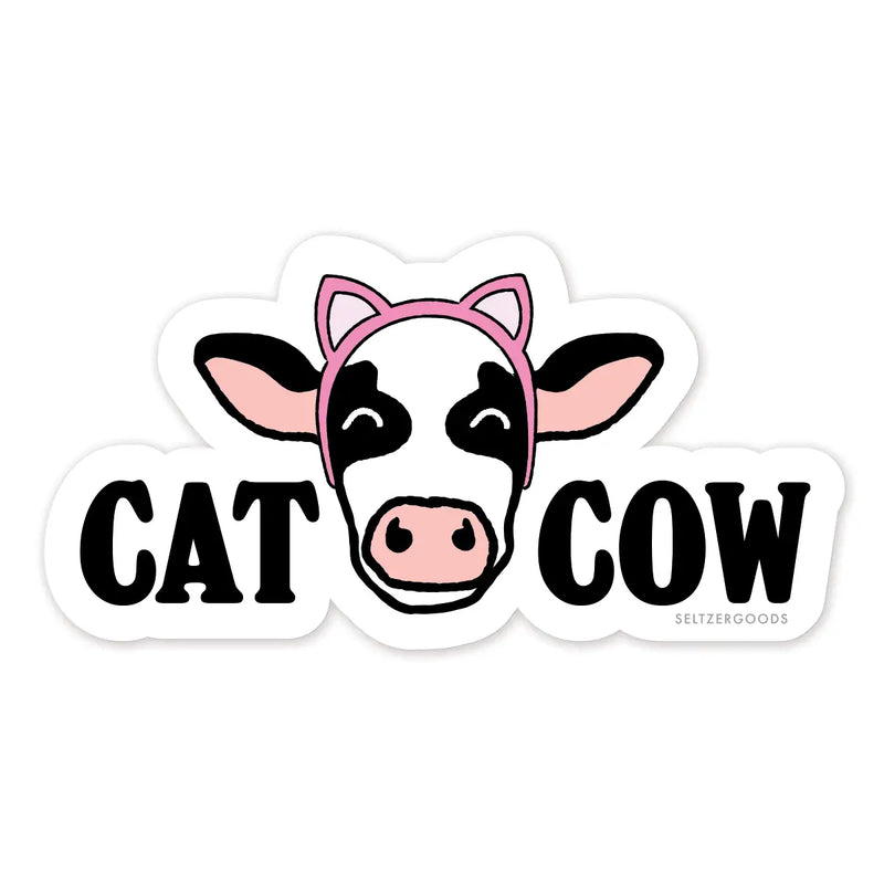 Cat Cow Sticker