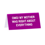 Desk Sign (Various)