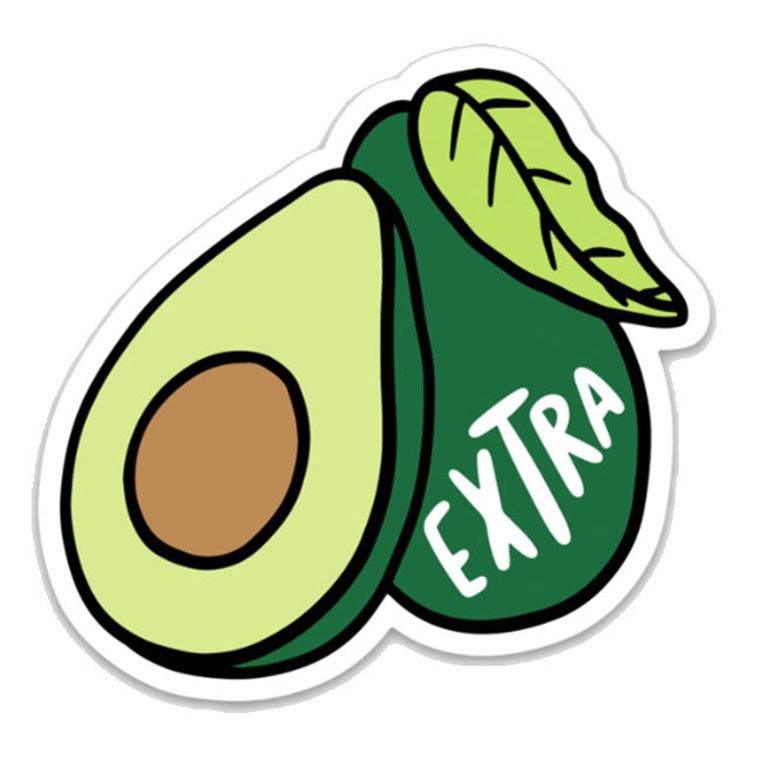 Avocado Guac Sticker
