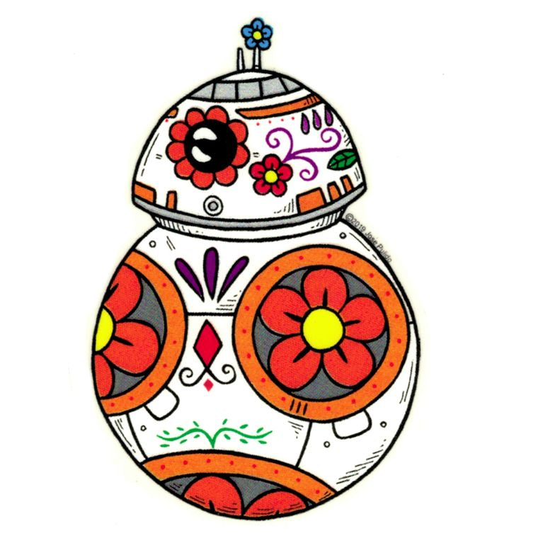 BB8 Muertos Sticker