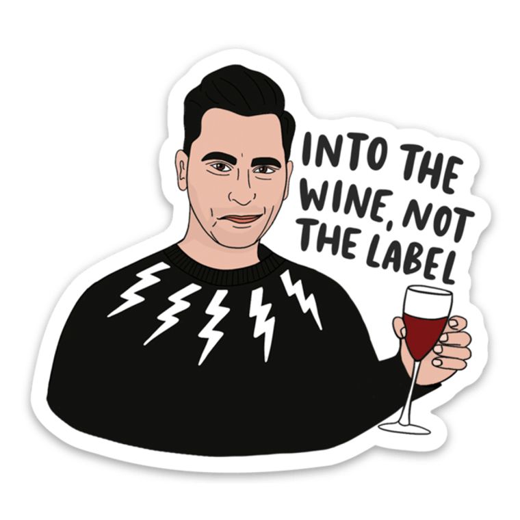 David Wine Sticker