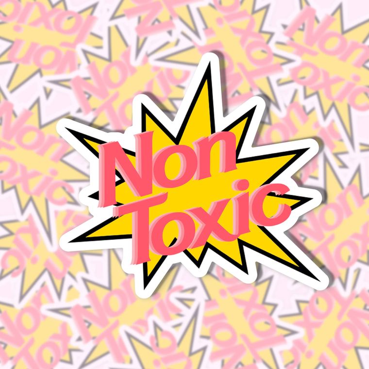Non Infectious Sticker Non-Toxic Sticker – Sew Bonita
